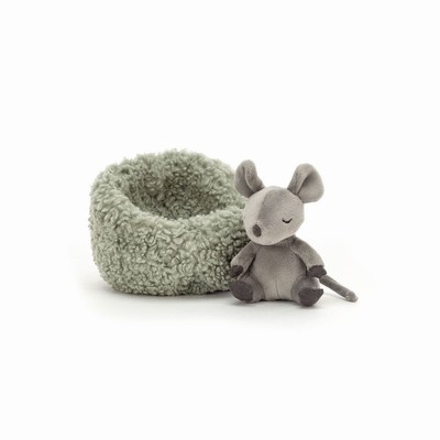 Jellycat Hibernating Mouse USA | 43928HWVU